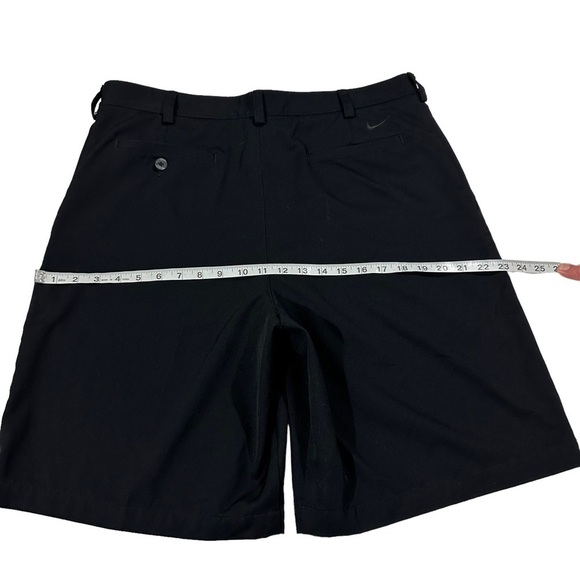 Nike Golf Dri-Fit Men Black Performance Chino Shorts Sz 38x10 Quick Dry Stretch - Picture 12 of 14